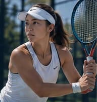 Tennis player preparing a return from the approved VCN mockup